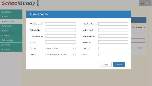 Adding Student Details